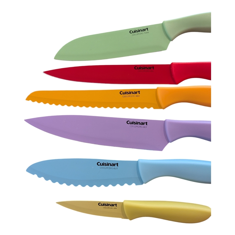 Cuisinart 12 Piece Ceramic Coated Knife Set - Picture 4 of 4